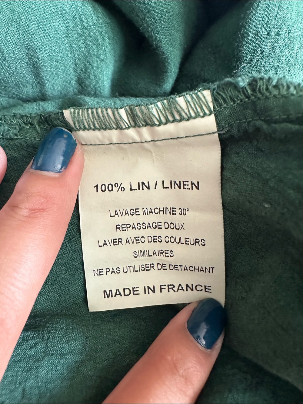Simple Short-Sleeve Green A-Line Dress - Picture 3 of 4